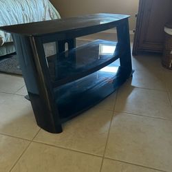 Glass & Metal Entertainment Stand
