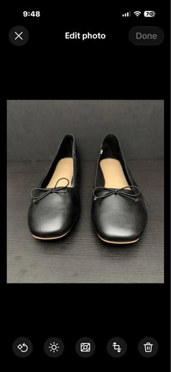 A New Day Jackie Ballet Flats Black Size 10