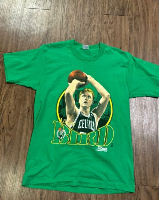 Vintage Larry Bird, Boston Celtics, Salem Sportswear Shirt