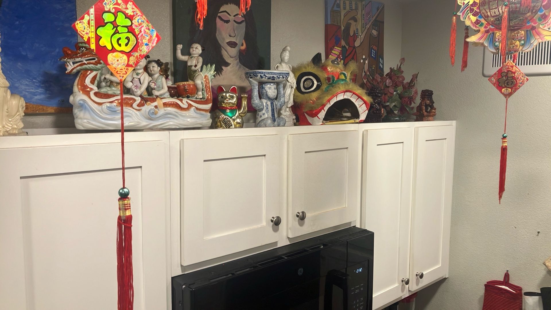 Antique Vintage Doll’s And Masks And Figures