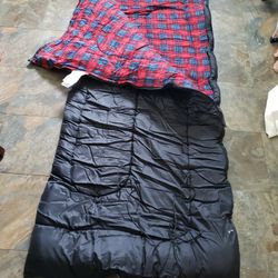 Coleman plush flannel sleeping bag