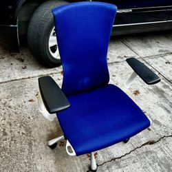Herman Miller Embody Office Chair Fully Adjustable Berry Blue Color