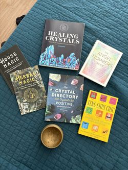 Spiritual Books And Sound Bowl