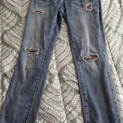 Denim Jeans animal print patches Macy's