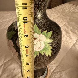 2 Enamel Chinese Vases Cloisonné Vases $80 For Both  