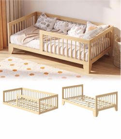 Twin Montessori Floor Bed 3-in-1