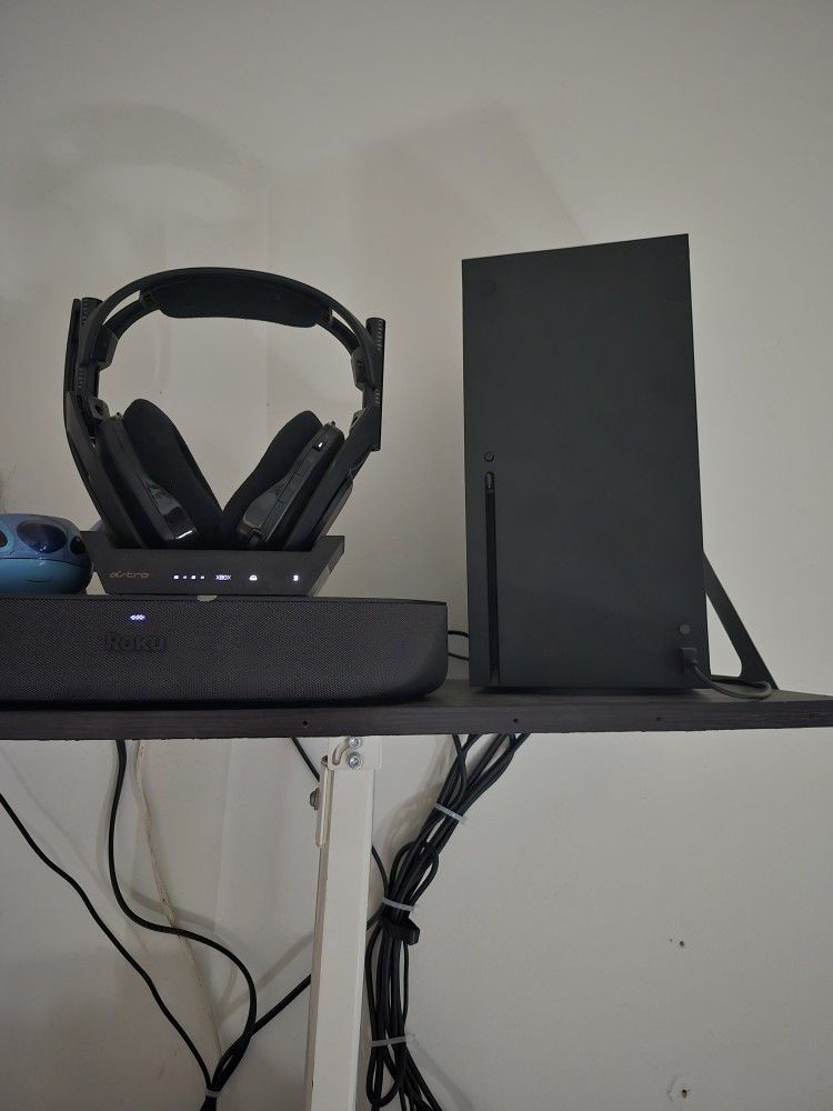 Xbox Series X With A50 Wireless Headset And Wireless Scuff Controler