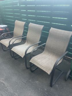 3 Sillas de Patio