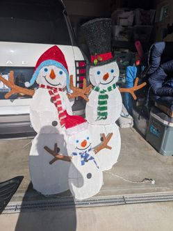 Snow Man family for the holidays