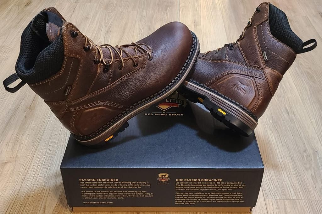 IRISH SETTER By RED WING Work Boots Size 10.5 For Men