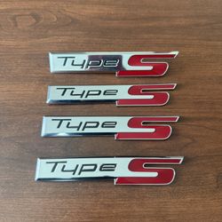2024 Acura Integra Type S OEM Emblem Set (all Four)