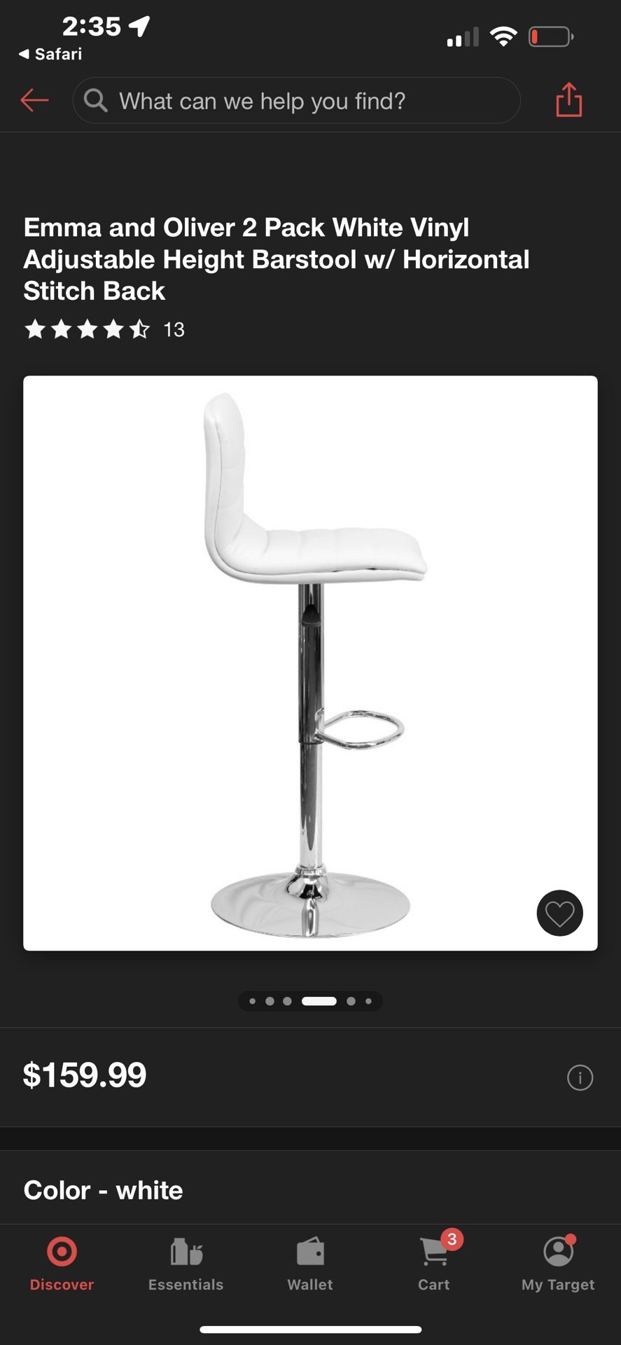 Used High rise bar Stools
