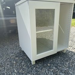 *update*free-Storage/display  Cabinet With Glass Door White