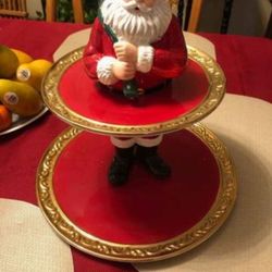 Dept 56 Santa clause  12 inch server, Very Beautiful, new not in box 