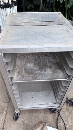 Commercial Aluminum Bakery Rack on Wheels
