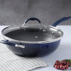 🍳 Nonstick Aluminum 5-Qt Sauté Pan with Lid – Cravings by Chrissy Teigen 🍳