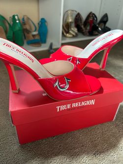 True religion red heels