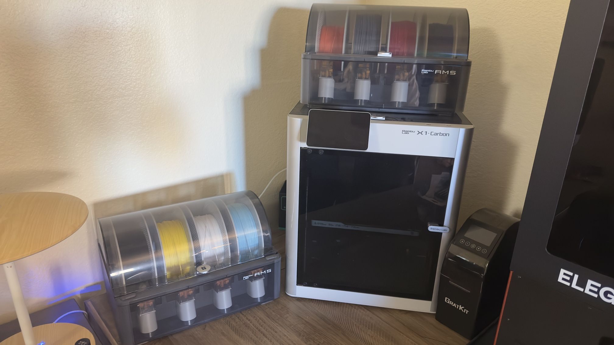 Bambu Labs X1 Carbon 3D Printer Dual Ams Units
