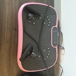 Pink & Black Vibration Plate