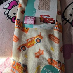 Disney Cars Lighting McQueen Toddler Blanket 