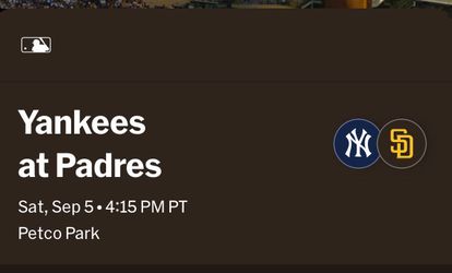 Yankees vs Padres