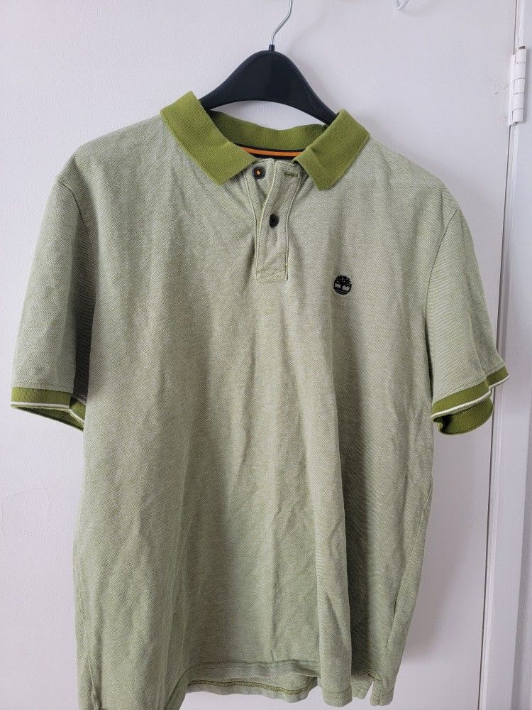 TIMBERLAND GREEN POLO FOR MEN XL