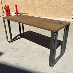 Modern Rectangular Credenza Console Table Office Desk 