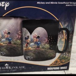Disney New In Box Mickey & Minnie Morphing Mug
