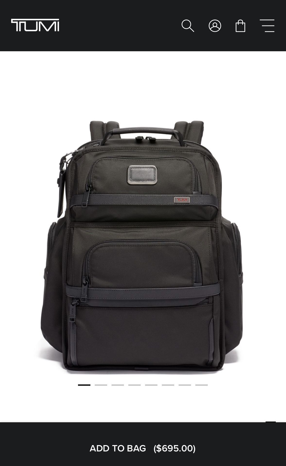 TUMI Brief Pack (Brand New w/tags)
