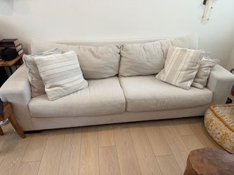 Sofa, stands, wardrobe, bed frame and headboard