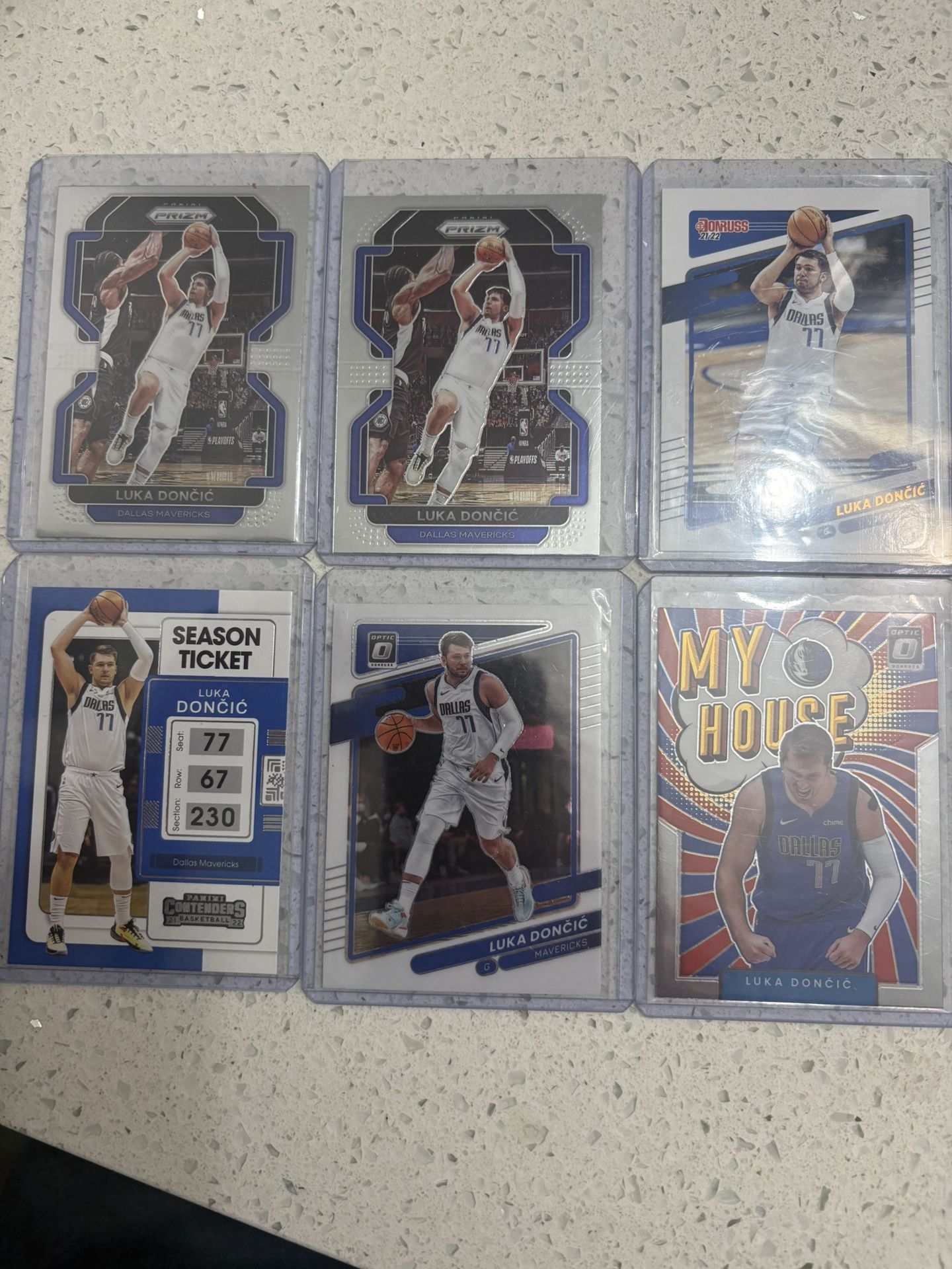 Six Luka Doncic Cards