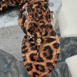 Tory Burch Leopard print Patent Leather  ( Different Sizes)