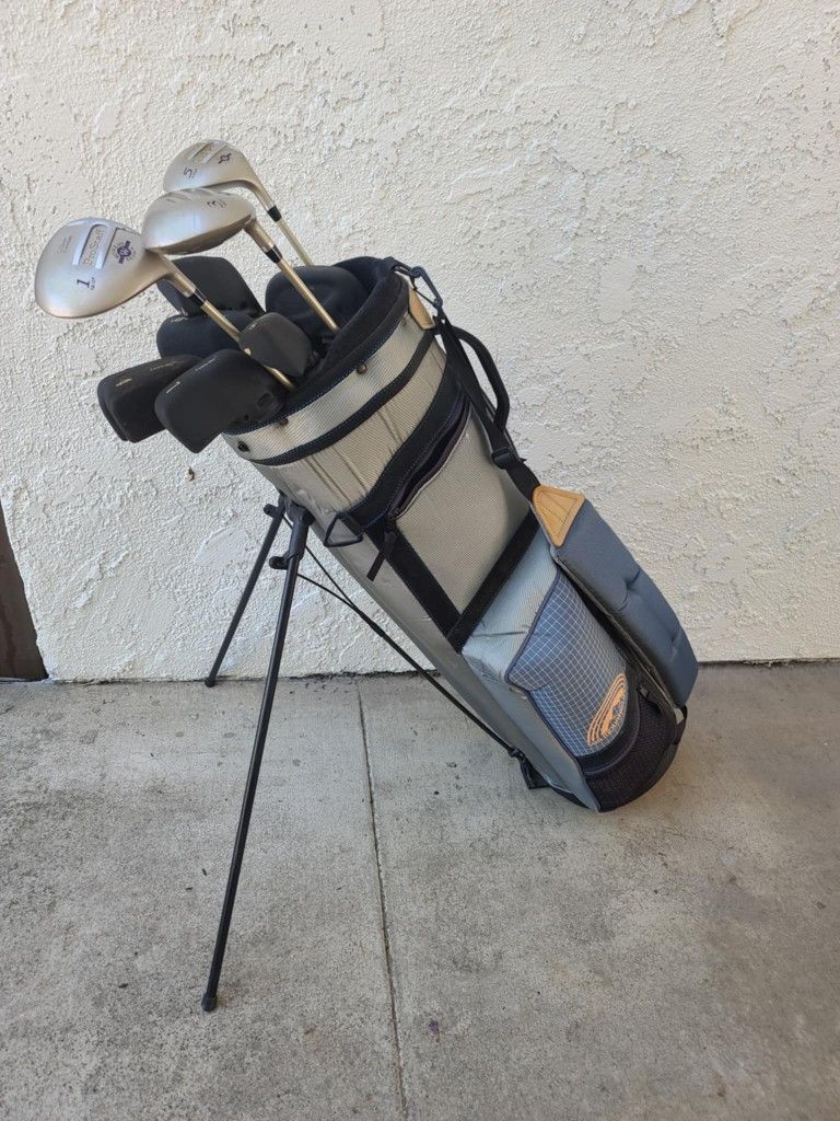 Golf Clubs And Bag