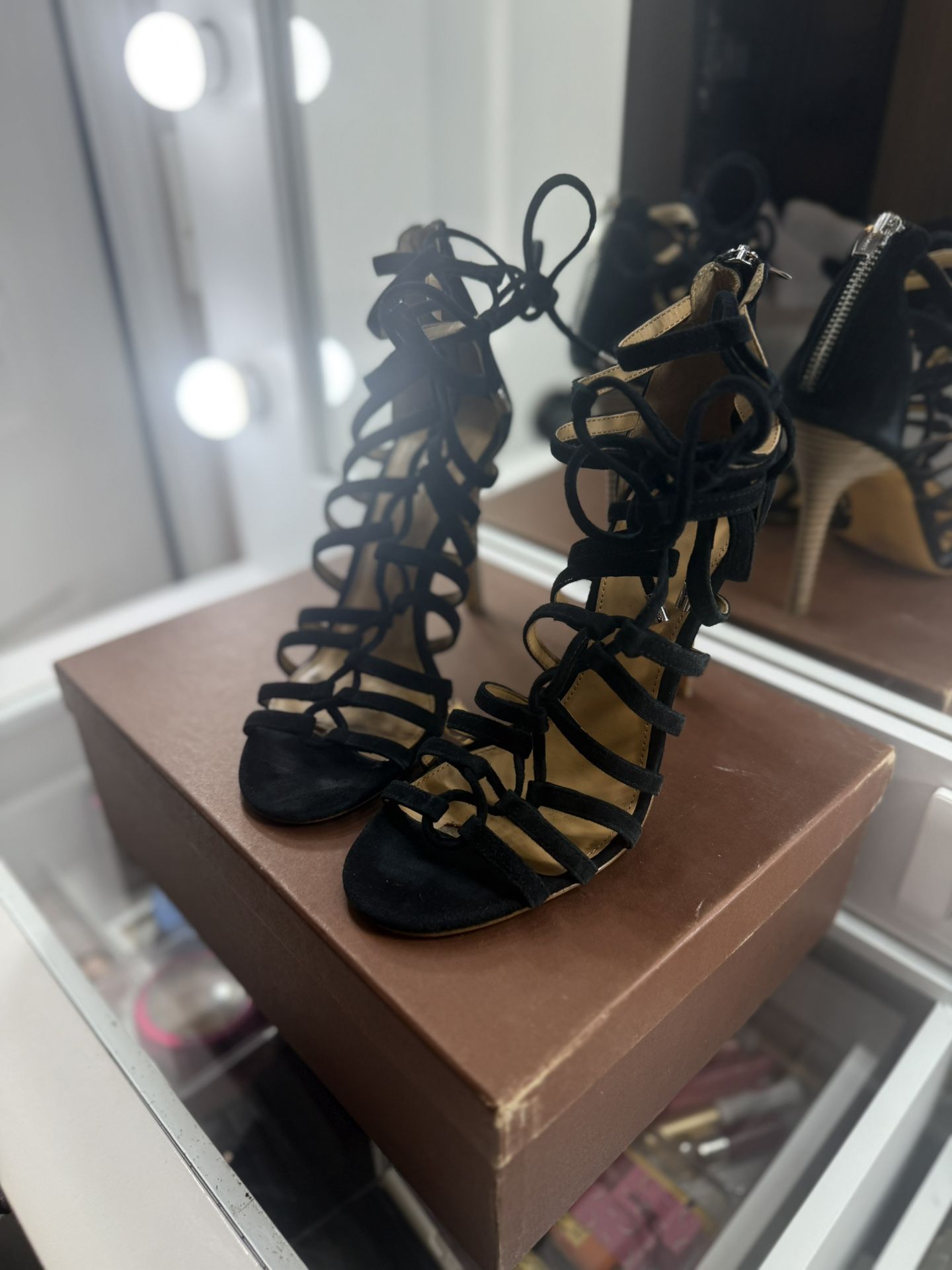 Coach Suede Heels Size 7