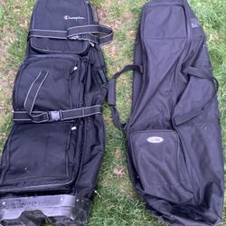 (2) Travel Golf Bags …$40 & $50