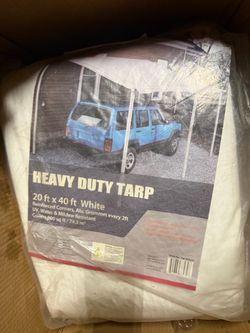 Lona heavy dury 20 x 40 ft.