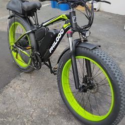 21 Speed Aluminum 1000 W Electric Mountain Bike
