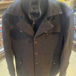 Mens Tweed Wool Coat