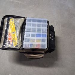 Gander Mountain Tackle Box-10 Insert Boxes-60 Lures included 