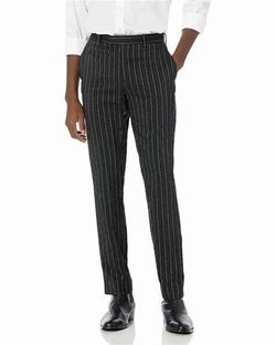 NEW John Varvatos Men's Slim Fit Pants With Welt Hip Pockets In Black Size:32