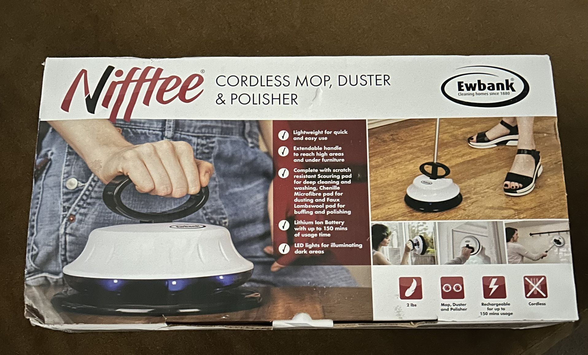 Nifftee Cordless Mop, Duster & Polisher