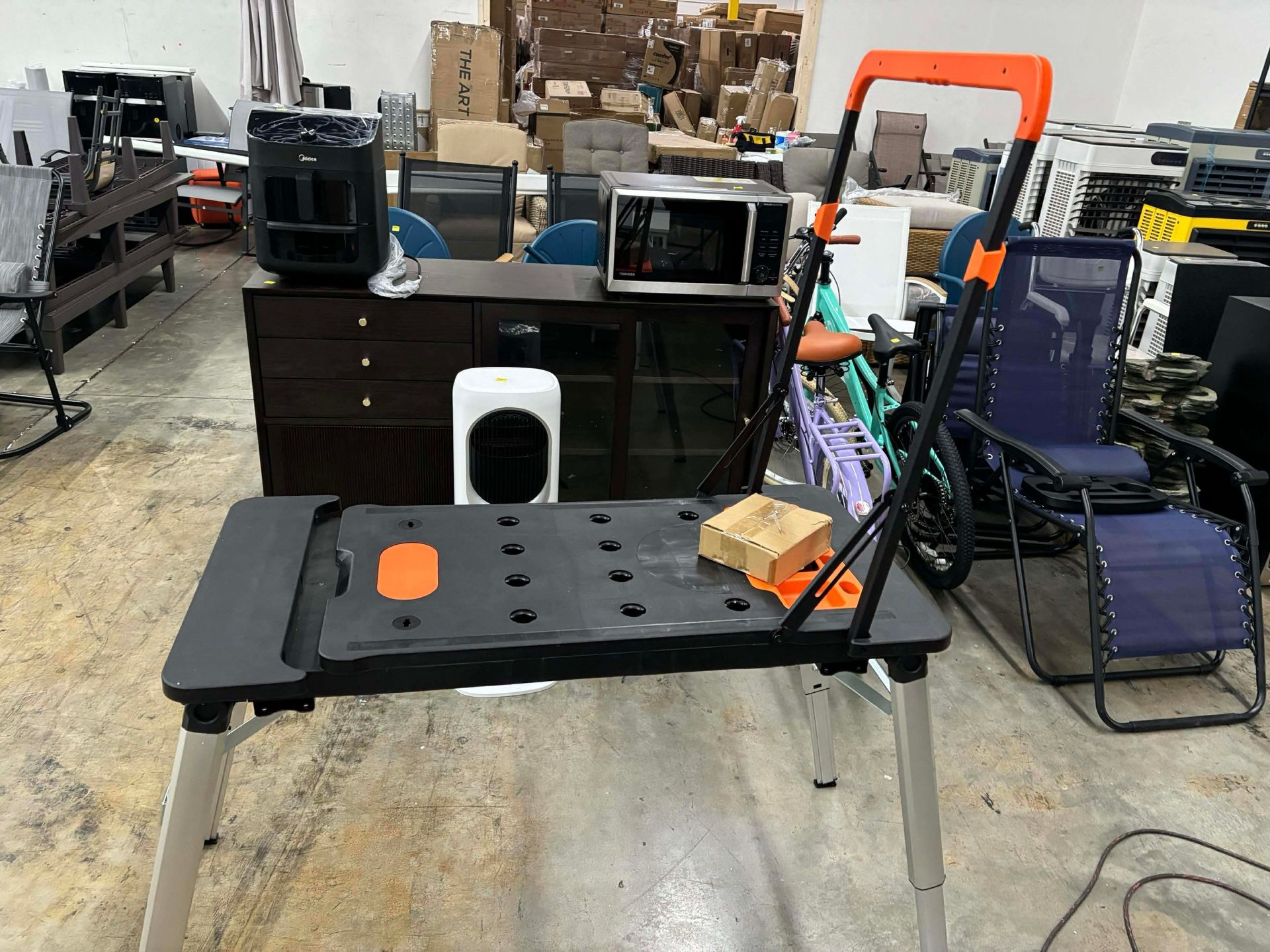 Multifunctional workbench Portable Folding Work Table 7-in-1 Workbench Load