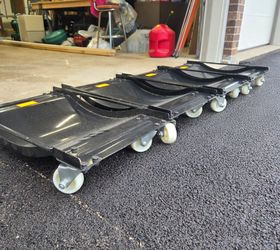 Heavy-duty steel vehicle dollies
