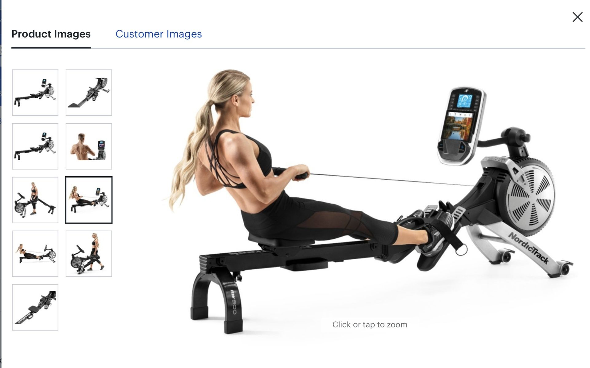 SALE!!! Nordic Track RW500 Rower Foldable, Moveable, Easy To Store
