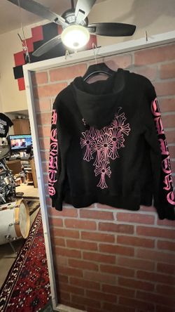 Crome Heart Black And Pink Zip Up Size (S)