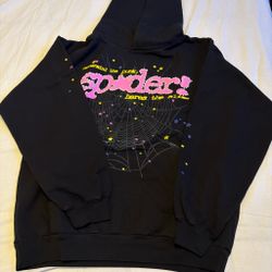 Spider hoodie black v2 punk