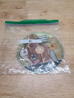 Gta sanandreas ps2 game