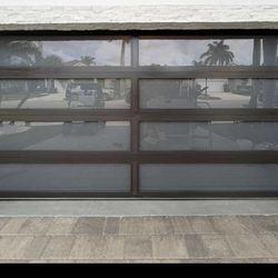 Garage doors  glass