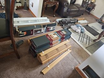 Week Old Chestnut And Espresso And White Faux Blinds 