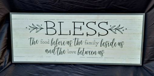Farmhouse Thanksgiving Wall Art Family 40 x 16